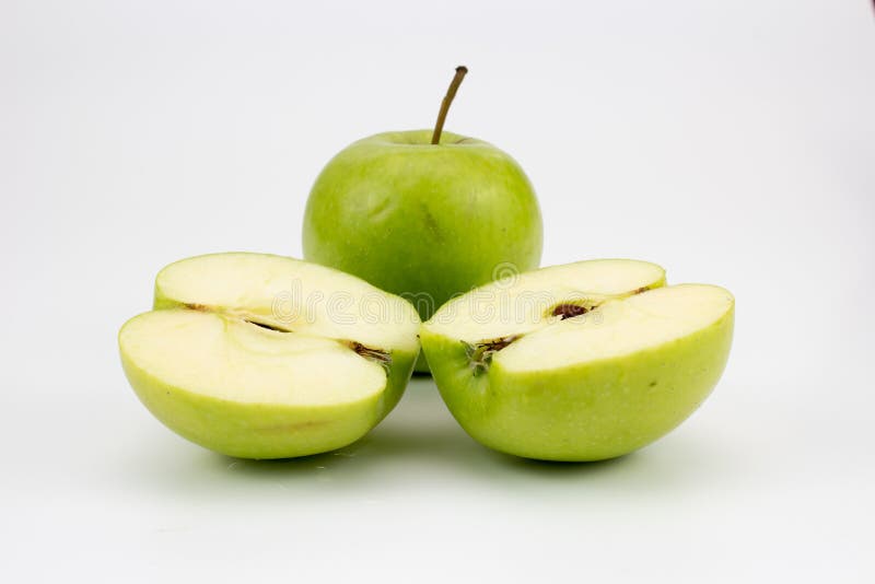A fresh healthy apples on the table royalty free stock image
