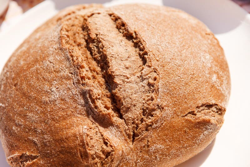 Fresh homemade bread stock photo. Image of crusty, grain 26699310