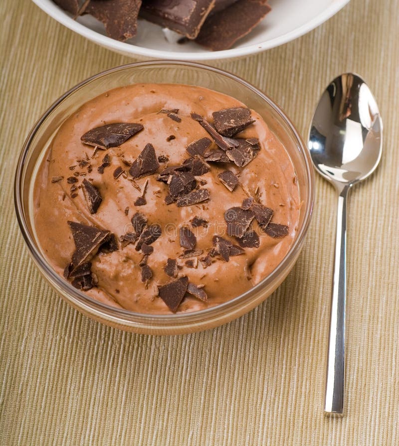 Fresh Homemade Chocolate Mousse Stock Image Image of decoration