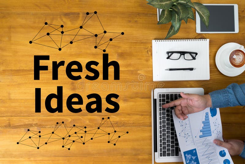 Fresh Ideas stock photo. Image of digital, colors, marble 79703818