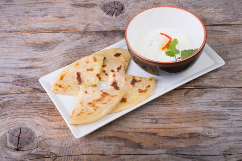 Fresh indian flatbread stock photo. Image of fresh, healthy 85606228