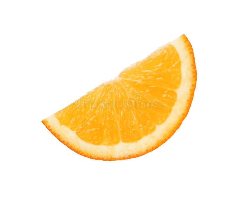 Fresh Juicy Orange Slice Isolated Stock Photo Image of diet, fruit