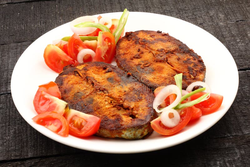 Fresh King fish fry, stock photo. Image of indian, kerala 79207578