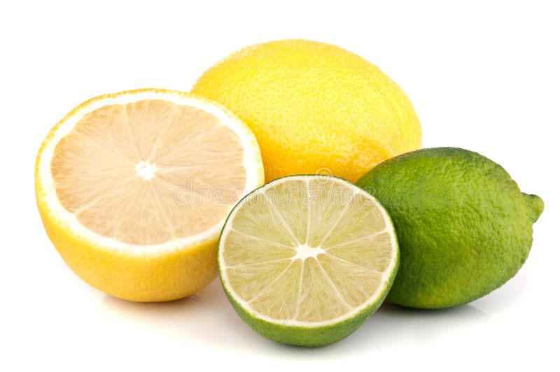 Limes and lemons stock image. Image of fresh, citrine 13599677