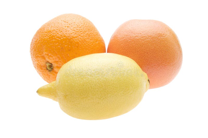 Fresh Lemon, Orange, Grapefruit Stock Image Image of juicy, organic