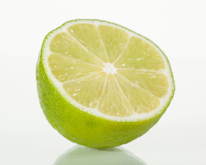 Lime cut in half stock image. Image of freshness, citrus 28059053