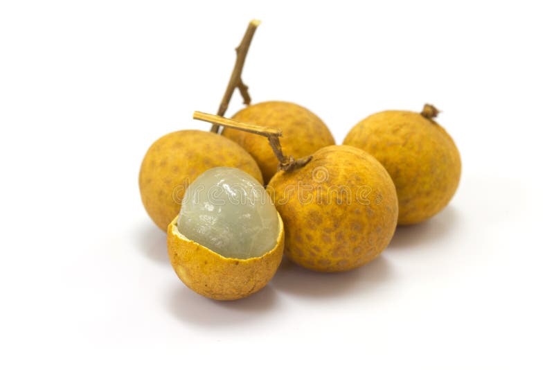 Longan Fruit in Market Thailand Stock Image Image of fruit