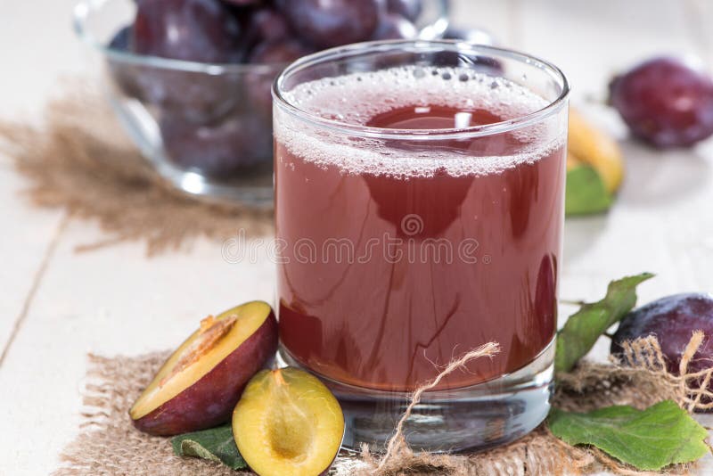 Fresh made Plum Juice stock image. Image of sweet, juicy 35448919