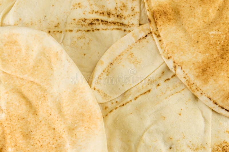 Fresh Made Tortilla Bread Close Up Background Stock Image Image of