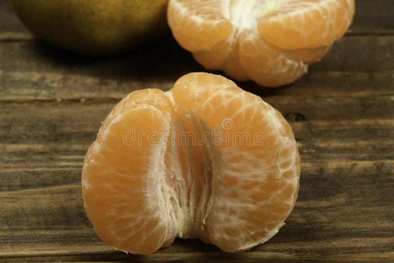Fresh mandarin oranges stock image