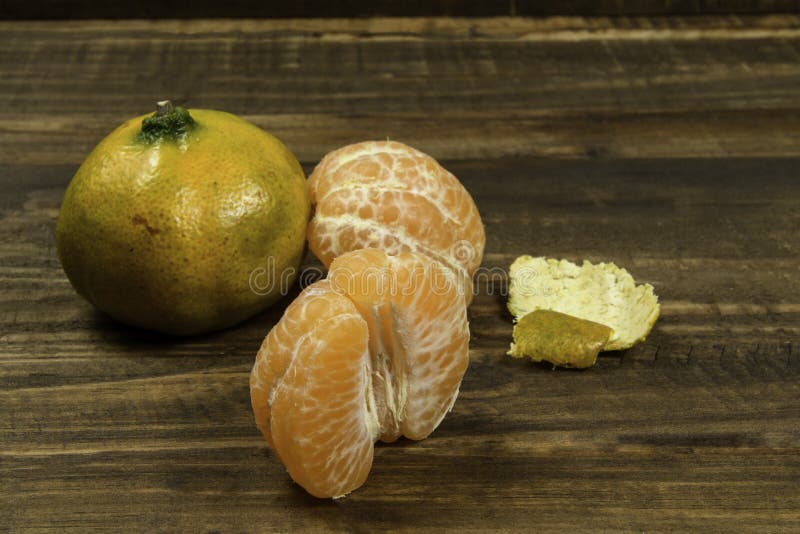 Fresh mandarin oranges royalty free stock photography