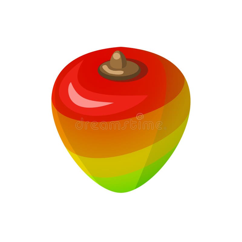 Fresh mango fruit icon isolated on white for food art stock illustration