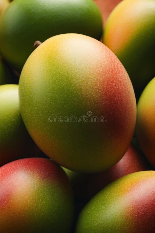Fresh mango. Tropical fruit royalty free illustration