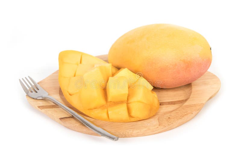 Fresh Mangoes and slice stock photo. Image of food, mangoes 51136498