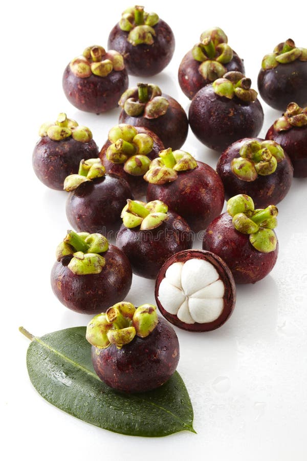 Fresh mangosteen fruit stock image. Image of shot, superfood 41321455