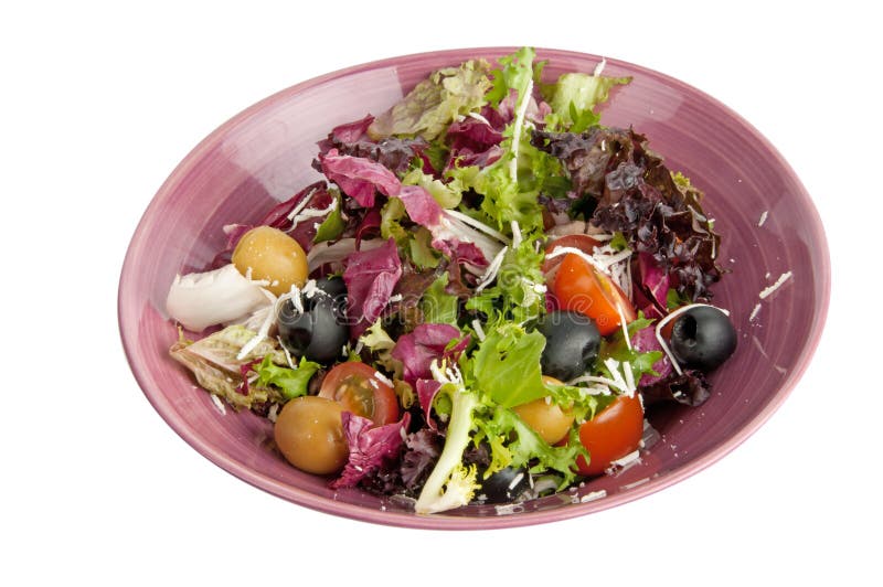Fresh mixed salad stock image. Image of leaf, diet, food 30929609
