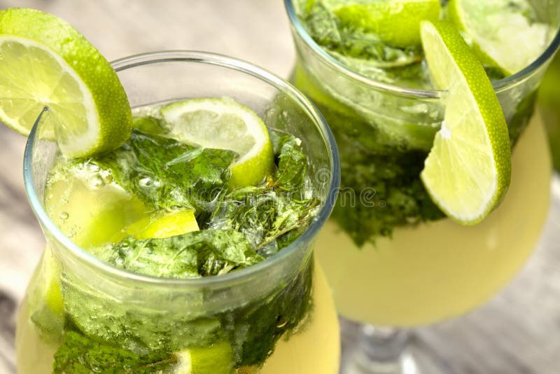 Fresh mojito cocktail