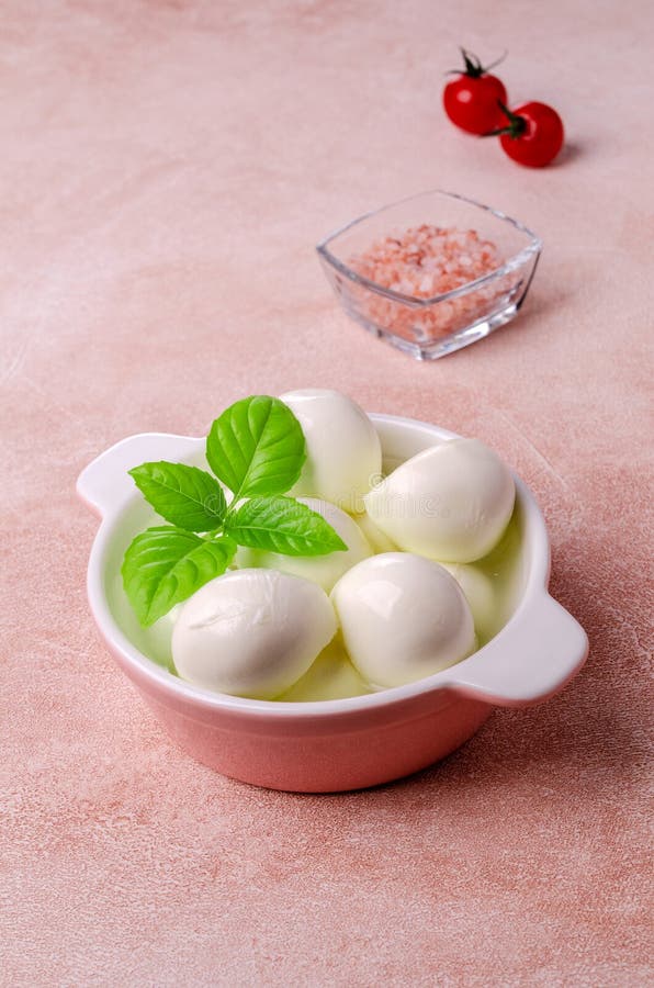Fresh mozzarella cheese stock photo. Image of meal, healthy 220156866