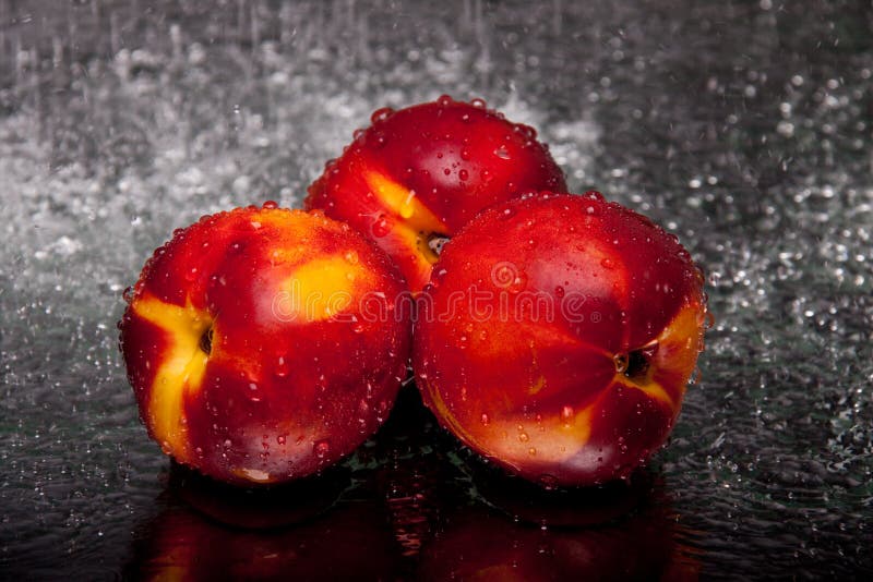 Fresh nectarines stock photo. Image of organic, ingredient 9870058