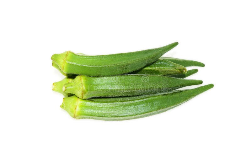 Fresh okra vegetable stock image. Image of healthy, health 254083085