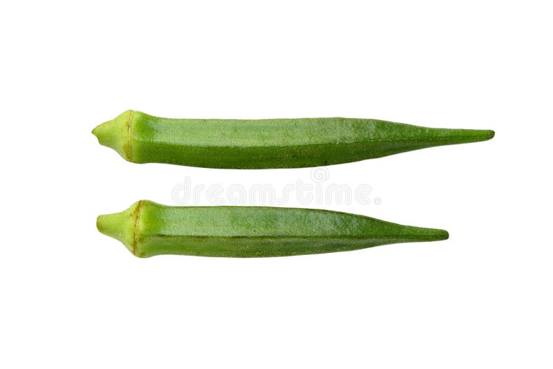 Fresh okra vegetable stock image. Image of food, plant 254083225