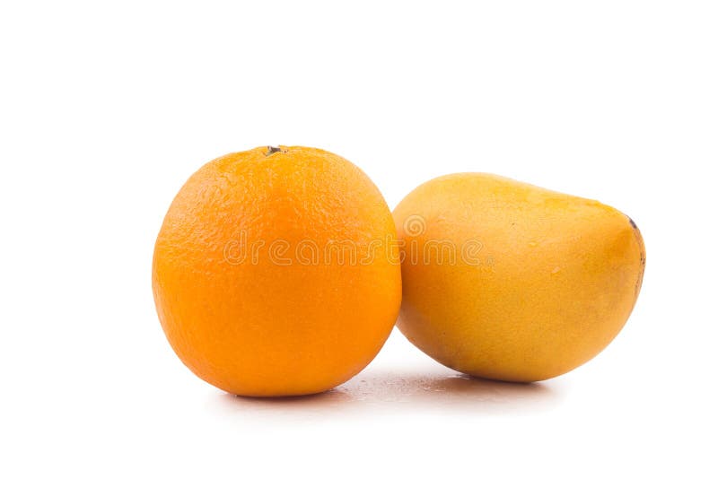 orange and mango
