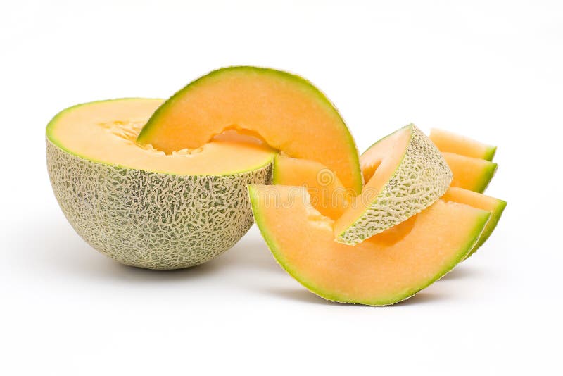 Orange melon stock photo. Image of melon, closeup, tropical 9783572