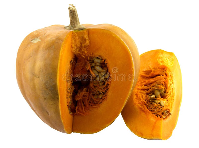 Fresh Orange Pumpkin Isolated on White Stock Photo Image of isolated