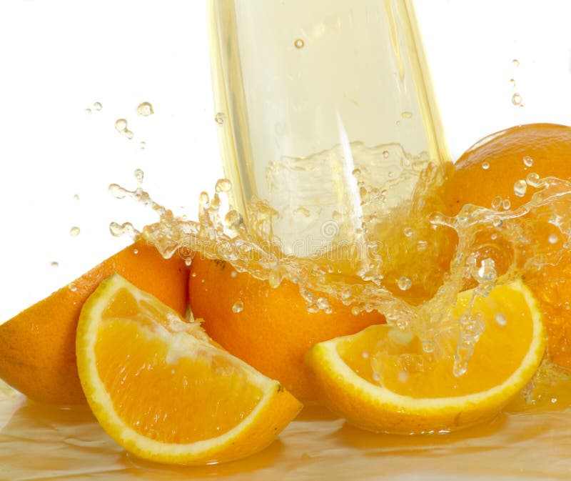 Orange and water stock image. Image of refreshment, water 15472925