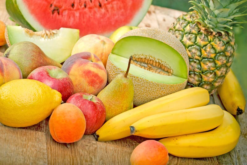 Fresh organic fruits stock image. Image of organic, juice 42724297