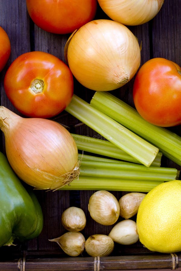 Fresh organic vegetables royalty free stock photos