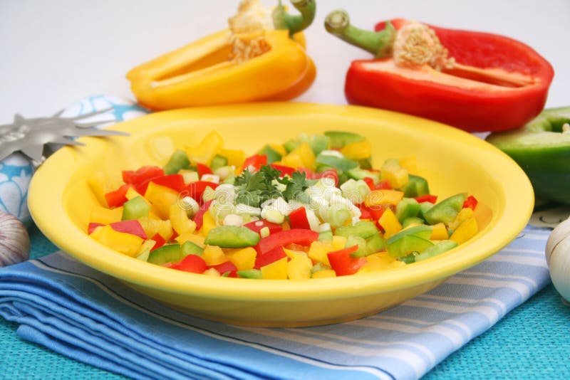 Fresh paprika stock photo. Image of onions, vegetables 11488684