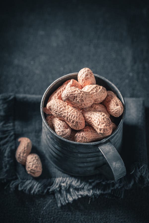 Fresh Raw Peanuts in the Shell Sold at Market Stock Image Image of