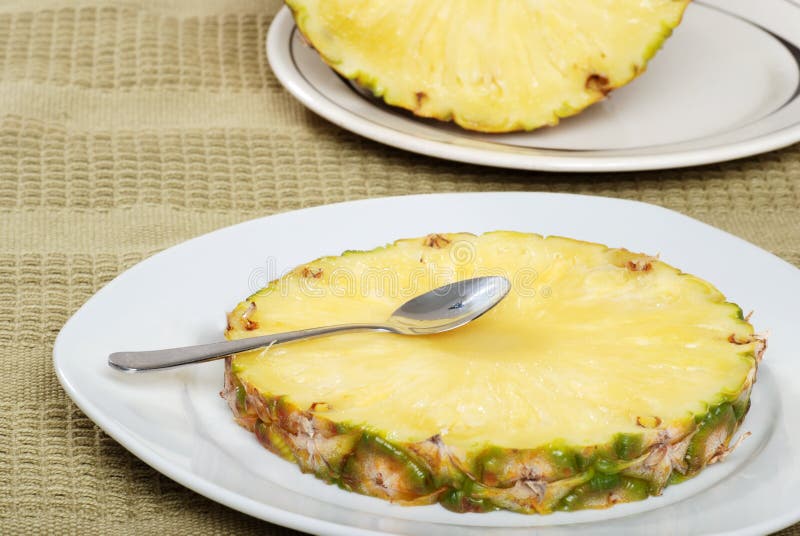 Pineapple, Orange Gelatin Dessert. Stock Image Image of healthy, jello 17236507