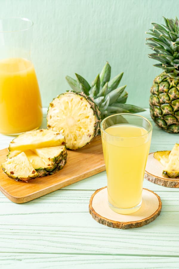 Fresh pineapple juice stock image. Image of glass, natural 189669543
