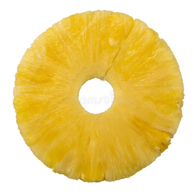 Fresh Pineapple Ring - Isolated Royalty Free Stock Photos ...