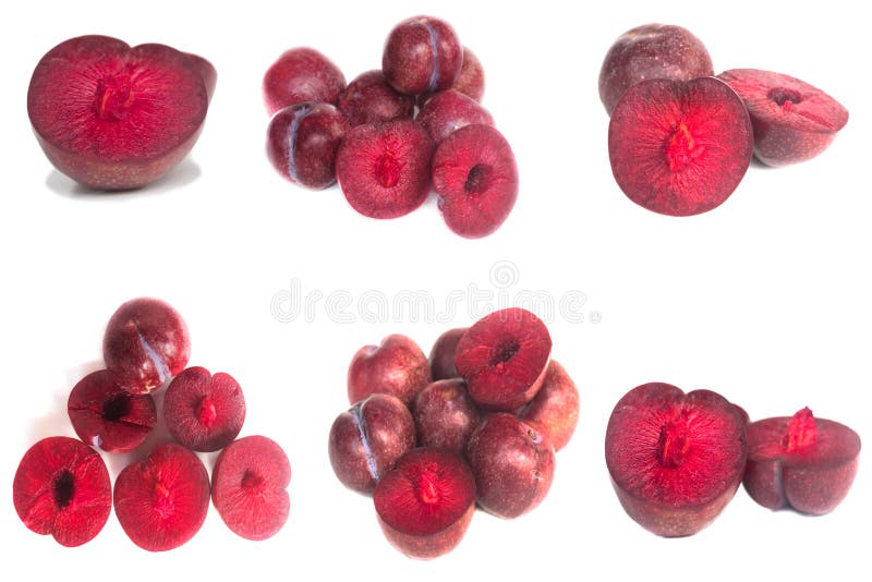 Fresh plums fruit stock photo. Image of fiber, sweet 135536478