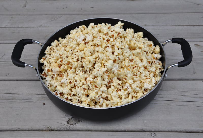 Fresh popcorn stock image. Image of buttered, fluffy 32875729