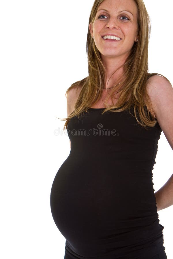 Fresh pregnant woman