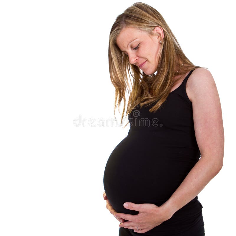 Fresh pregnant woman