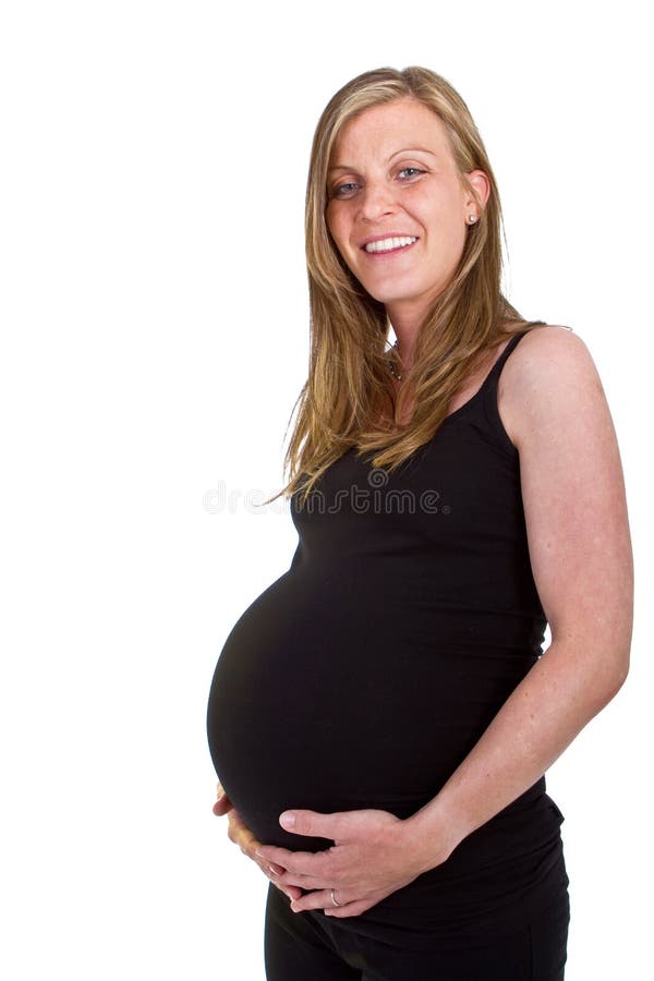 Fresh pregnant woman