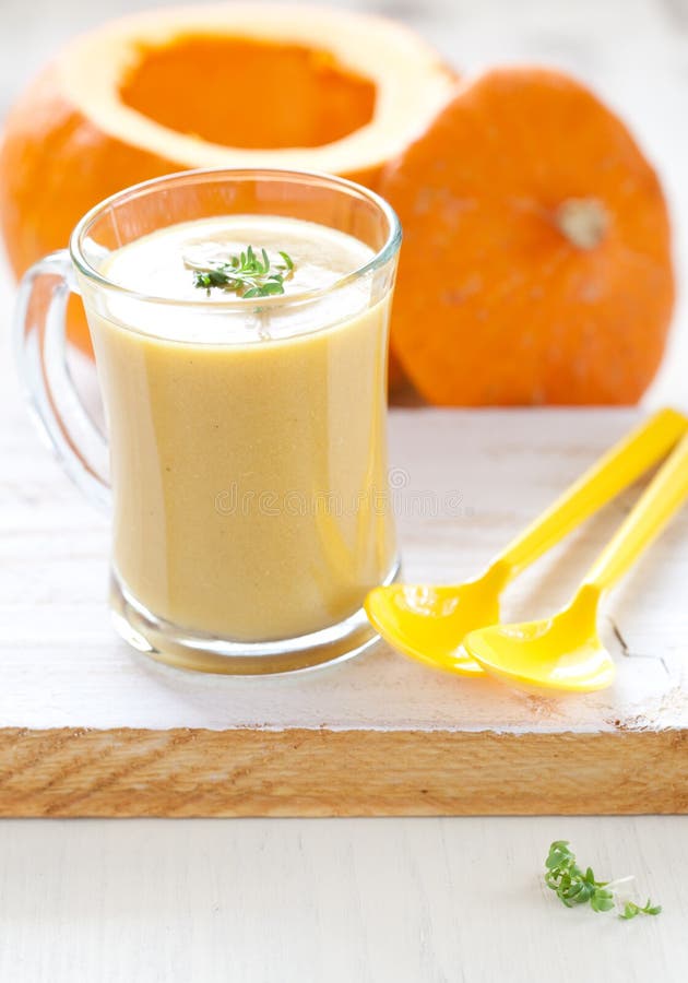 Fresh pumkin soup