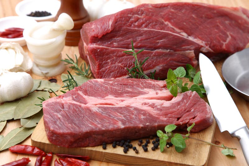 Fresh Raw Beef stock photo. Image of protein, fresh, prepare 43901210