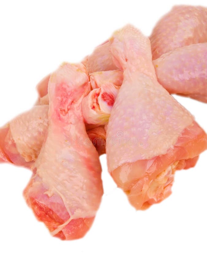 Fresh raw chicken legs