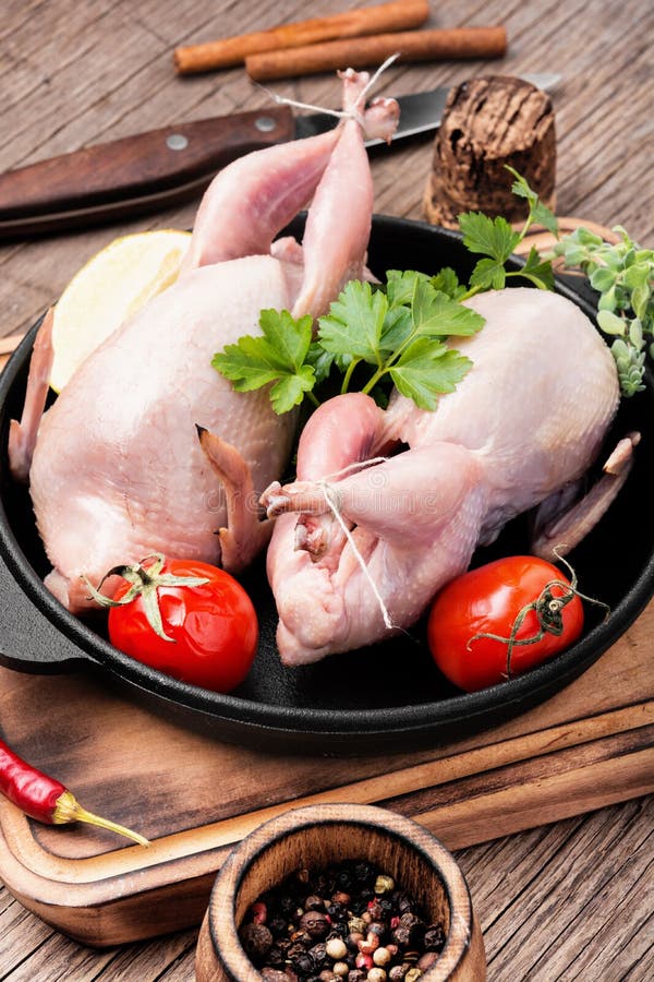 Fresh raw meat quails stock image. Image of meat, nutritious 134189143