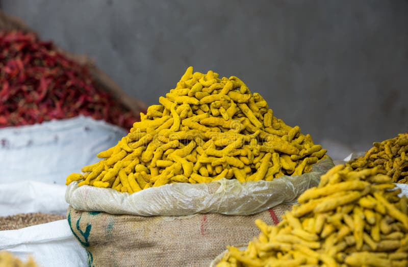 Raw turmeric stock image. Image of indian, curry, ground 573433