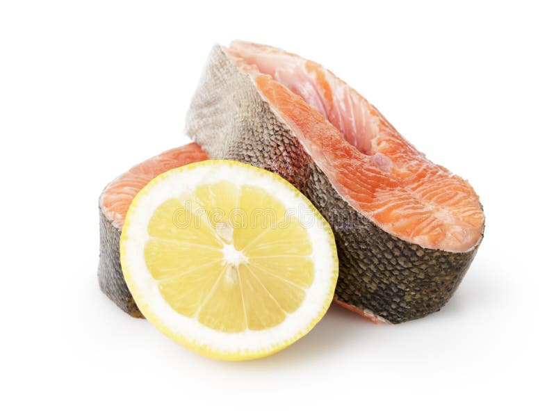 Fresh raw trout steaks stock photo. Image of steak, freshness 37815188