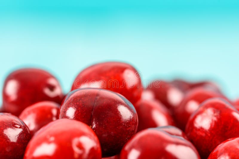 Fresh Red Cherry Fruits stock photo. Image of health 73105758