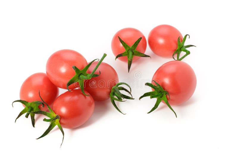 Fresh red cherry tomatoes stock photo. Image of freshness 51775946