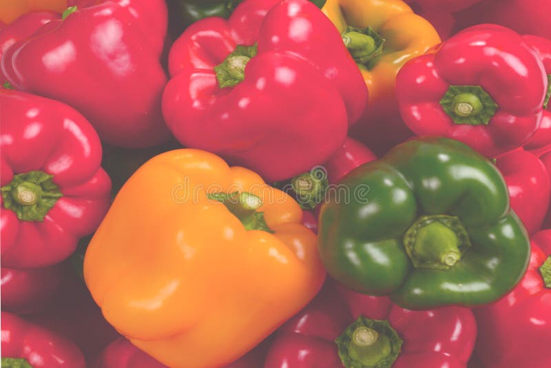 Yellow Bell Pepper Isolated on White Background Stock Photo Image of